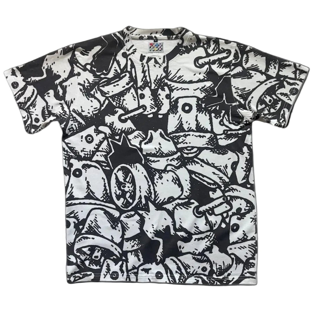 caps T-shirt (White)