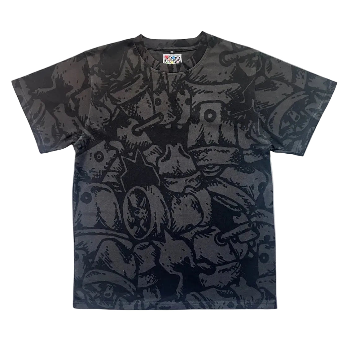 caps T-shirt (Black)
